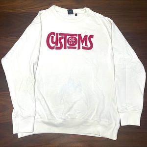 Deus Ex Machina White Sweatshirt